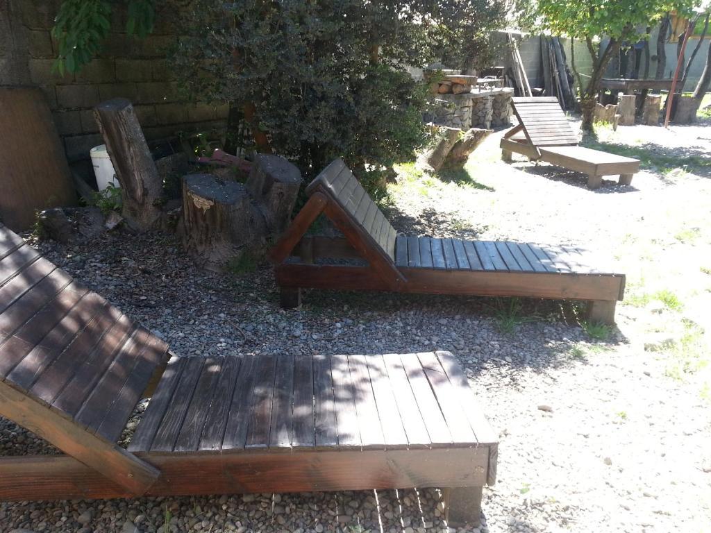 Cabanas Pehuenia Hostel เอลโบลซอน ภายนอก รูปภาพ